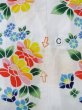 Photo15: M0506B Used Japanese women  White Kids / Cotton. Flower,   (Grade B) (15)