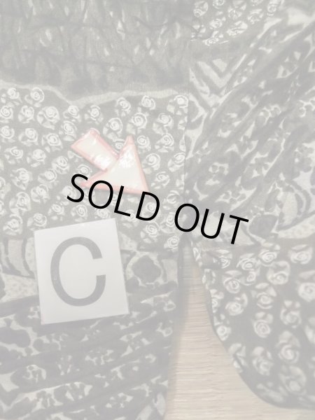 Photo16: M0516I Used Japanese men Dark Brown Men's Juban / Cotton. Line,   (Grade D) (16)