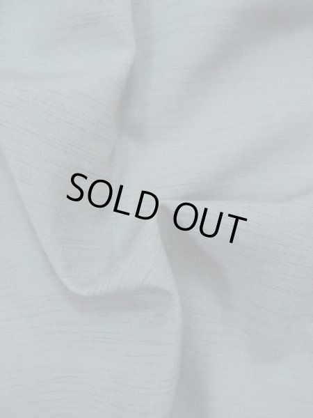 Photo13: M0516R Used Japanese men Bluish Gray Men's Juban / Wool. TACHIBANA orange,   (Grade D) (13)