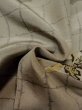 Photo11: M0516Z Used Japanese menPale Grayish Brown Men's Juban / Silk. People,   (Grade D) (11)