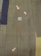 Photo16: M0516Z Used Japanese menPale Grayish Brown Men's Juban / Silk. People,   (Grade D) (16)