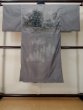 Photo1: M0517A Used Japanese men Grayish Wisteria Men's Juban / Synthetic. House,   (Grade D) (1)