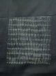 Photo5: M0517C Used Japanese men Dark Gray Men's Juban / Synthetic. Quadrangle,   (Grade C) (5)