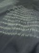 Photo9: M0517C Used Japanese men Dark Gray Men's Juban / Synthetic. Quadrangle,   (Grade C) (9)