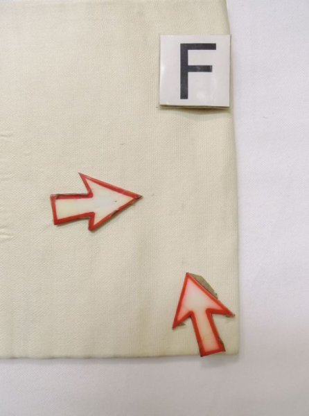 Photo16: M0523B Vintage Japanese Kimono   Ivory NAGOYA OBI sash Flower Silk. (Grade C) (16)