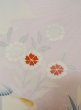 Photo5: M0523C Vintage Japanese Kimono  Pale Pink NAGOYA OBI sash Chrysanthemum Silk. (Grade B) (5)