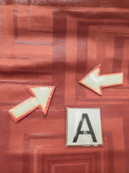 Photo11: M0523Q Vintage Japanese Kimono   Orange NAGOYA OBI sash Quadrangle Silk. (Grade B) (11)