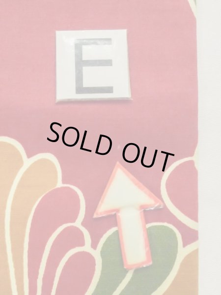 Photo11: M0525D Vintage Japanese Kimono   Dark Red NAGOYA OBI sash Flower Silk. (Grade C) (11)