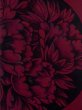 Photo4: M0525J Vintage Japanese Kimono  Dark Pink NAGOYA OBI sash Peony Silk. (Grade C) (4)