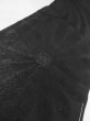 Photo13: M0525T Vintage Japanese Kimono   Black NAGOYA OBI sash Chrysanthemum Silk. (Grade B) (13)
