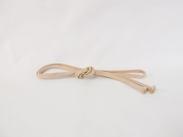 Photo1: M0606XZ Vintage Japanese Kimono Pale Yellowish Pink OBIJIME decorative string/cord/rope    (Grade C) (1)