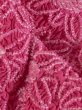 Photo4: M0610XA Vintage Japanese Kimono Dark Vivid Pink OBI-AGE covering sash UME plum bloom Silk. (Grade A) (4)