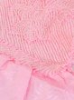 Photo3: M0610XC Vintage Japanese Kimono Pale Light Pink OBI-AGE covering sash Flower Silk. (Grade B) (3)