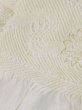 Photo3: M0610XE Vintage Japanese Kimono   Off White OBI-AGE covering sash Chrysanthemum Silk. (Grade A) (3)