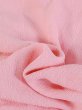 Photo3: M0610XH Vintage Japanese Kimono  Pale Pink OBI-AGE covering sash  Silk. (Grade B) (3)