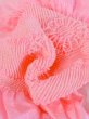 Photo4: M0610XI Vintage Japanese Kimono  Vivid Pink OBI-AGE covering sash Chrysanthemum Silk. (Grade A) (4)