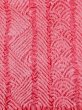 Photo2: M0610XN Vintage Japanese Kimono  Pale Pink OBI-AGE covering sash Wave Silk. (Grade A) (2)