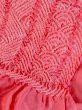 Photo3: M0610XN Vintage Japanese Kimono  Pale Pink OBI-AGE covering sash Wave Silk. (Grade A) (3)
