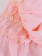 Photo3: M0610XO Vintage Japanese Kimono  Light Pink OBI-AGE covering sash Line Silk. (Grade A) (3)