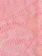 Photo2: M0611XD Vintage Japanese Kimono  Pale Pink OBI-AGE covering sash Wave Silk. (Grade A) (2)