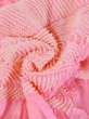 Photo4: M0611XD Vintage Japanese Kimono  Pale Pink OBI-AGE covering sash Wave Silk. (Grade A) (4)
