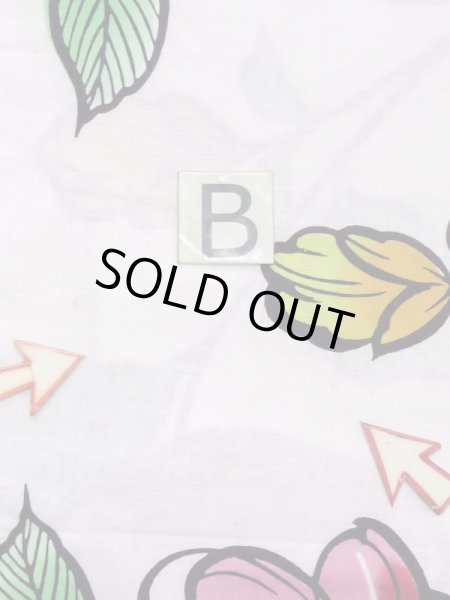 Photo13: M0613R Used Japanese women  White YUKATA summer(made in Japan) / Cotton. Camellia   (Grade C) (13)