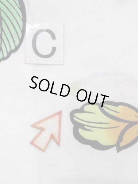 Photo14: M0613R Used Japanese women  White YUKATA summer(made in Japan) / Cotton. Camellia   (Grade C) (14)