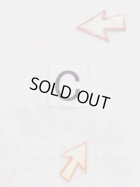 Photo16: M0613V Used Japanese women  White YUKATA summer(made in Japan) / Cotton. Wave, Sunflower, Japanese charactors  (Grade C) (16)