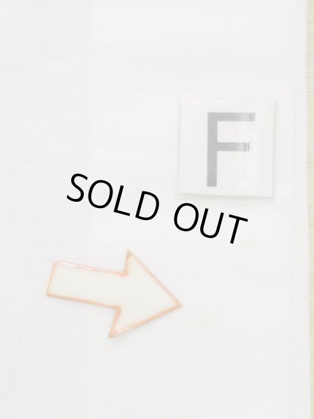 Photo19: M0613V Used Japanese women  White YUKATA summer(made in Japan) / Cotton. Wave, Sunflower, Japanese charactors  (Grade C) (19)