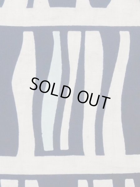 Photo5: M0613Y Used Japanese women  Off White YUKATA summer(made in Japan) / Cotton/hemp Stripes,   (Grade C) (5)