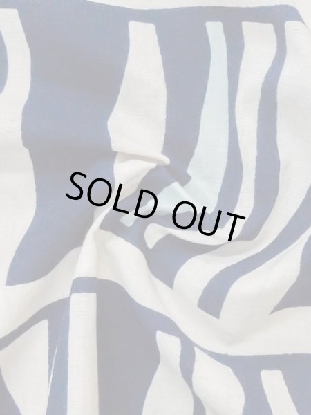 Photo9: M0613Y Used Japanese women  Off White YUKATA summer(made in Japan) / Cotton/hemp Stripes,   (Grade C) (9)