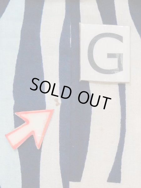 Photo17: M0613Y Used Japanese women  Off White YUKATA summer(made in Japan) / Cotton/hemp Stripes,   (Grade C) (17)