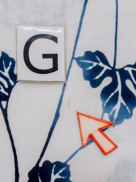 Photo18: M0614D Used Japanese women  White YUKATA summer(made in Japan) / Cotton/hemp Chrysanthemum   (Grade C) (18)