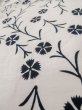 Photo9: M0620A Used Japanese men  Off White woWomen's Yukata / Cotton. Flower,   (Grade C) (9)