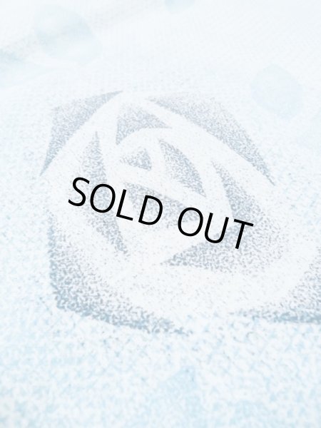 Photo8: M0620E Used Japanese men Grayish Navy Blue Women's Yukata / Cotton. Rose,   (Grade C) (8)