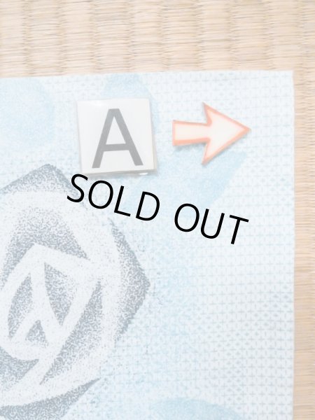 Photo14: M0620E Used Japanese men Grayish Navy Blue Women's Yukata / Cotton. Rose,   (Grade C) (14)