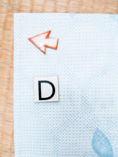 Photo17: M0620E Used Japanese men Grayish Navy Blue Women's Yukata / Cotton. Rose,   (Grade C) (17)