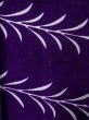 Photo7: M0620F Used Japanese men  White Men's Yukata / Cotton. Leaf,   (Grade C) (7)