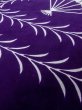 Photo10: M0620F Used Japanese men  White Men's Yukata / Cotton. Leaf,   (Grade C) (10)