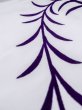 Photo13: M0620F Used Japanese men  White Men's Yukata / Cotton. Leaf,   (Grade C) (13)