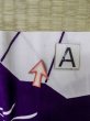 Photo18: M0620F Used Japanese men  White Men's Yukata / Cotton. Leaf,   (Grade C) (18)
