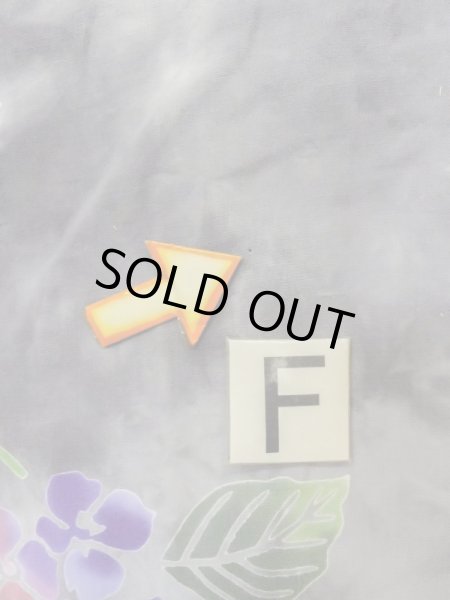 Photo20: M0620G Used Japanese men  Gray Women's Yukata / Cotton. Leaf Hydrangea (Hydrangea macrophylla) pattern  (Grade D) (20)