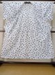 Photo2: M0620I Used Japanese men  White Women's Yukata / Cotton/hemp Butterfly   (Grade C) (2)