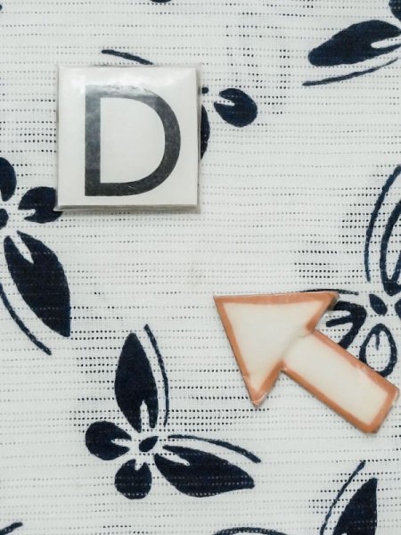 Photo16: M0620I Used Japanese men  White Women's Yukata / Cotton/hemp Butterfly   (Grade C) (16)