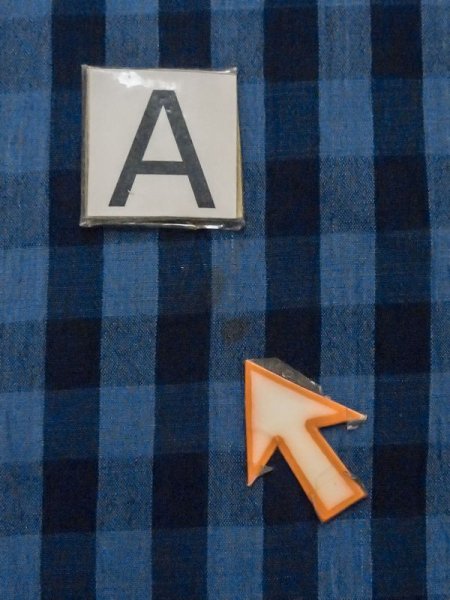 Photo11: M0620J Used Japanese men  Blue Women's Yukata / Cotton/hemp Plaid Checks   (Grade D) (11)