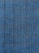 Photo5: M0620K Used Japanese women Dark Blue HITOE unlined / Cotton. Plaid Checks   (Grade C) (5)