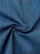 Photo9: M0620K Used Japanese men Dark Blue Women's Yukata / Cotton. Plaid Checks   (Grade C) (9)