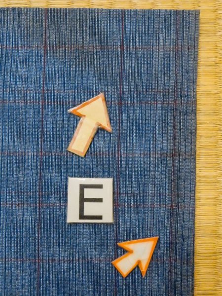 Photo16: M0620K Used Japanese men Dark Blue Women's Yukata / Cotton. Plaid Checks   (Grade C) (16)