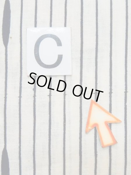 Photo10: M0620L Used Japanese men  Black Women's Yukata / Cotton/hemp Stripes,   (Grade C) (10)