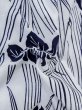 Photo11: M0620P Used Japanese men  White Women's Yukata / Cotton. Iris   (Grade C) (11)